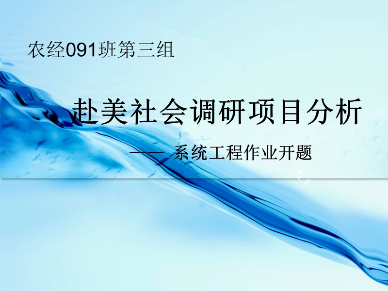 赴美社会调研项目开题报告.ppt_第1页