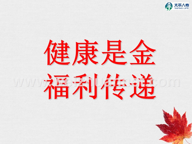 太平健康福利.产品介绍.ppt_第1页