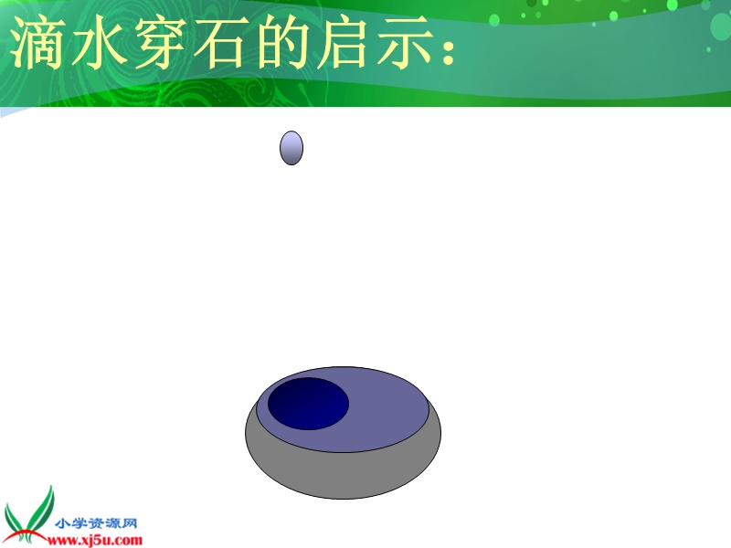 （教科版）四年级语文下册课件 滴水穿石的启示 1.ppt_第1页