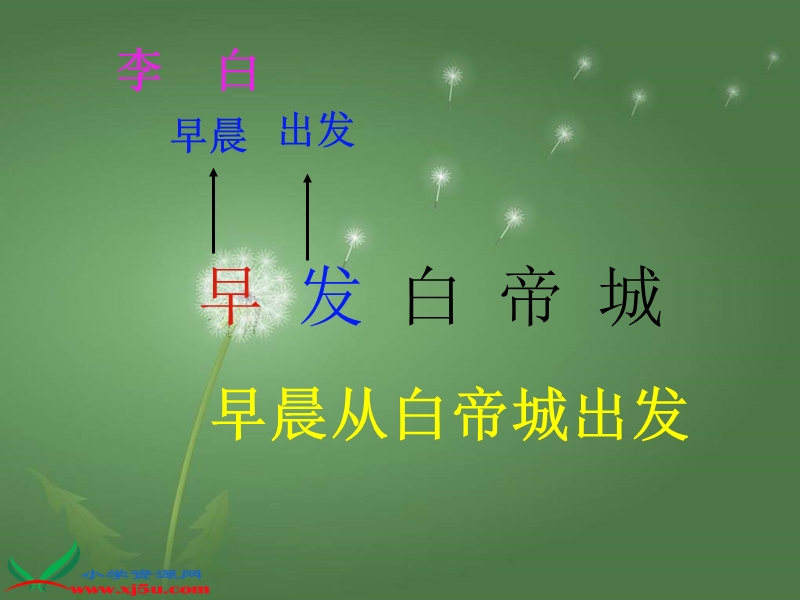 （沪教版）二年级语文上册课件 古诗诵读 早发白帝城 6.ppt_第2页