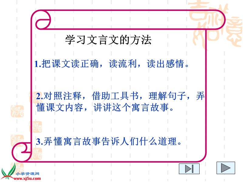 （西师大版）六年级语文上册课件 古文两篇—矛盾 1.ppt_第3页