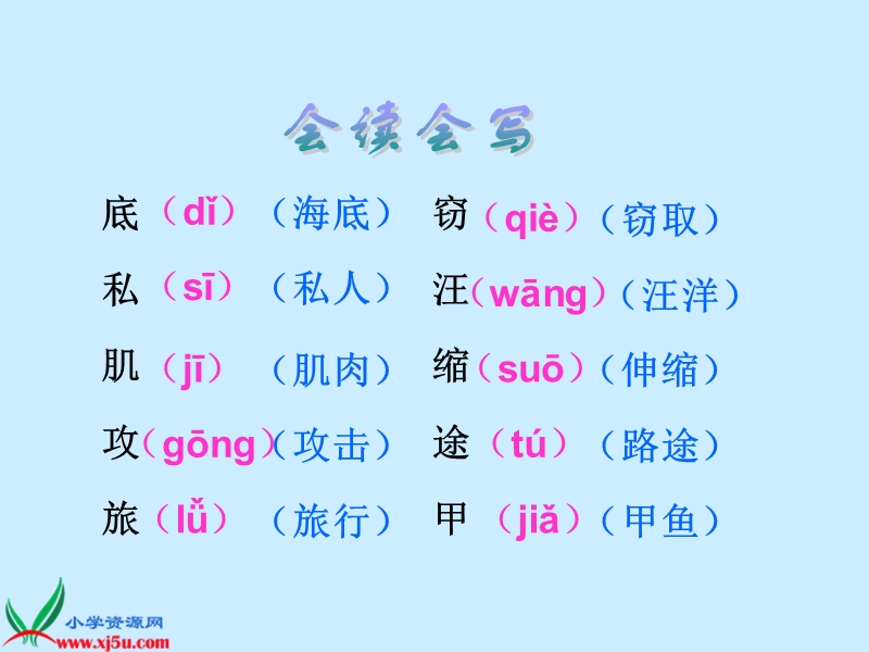 （鄂教版）三年级语文下册课件 海底世界 2.ppt_第3页