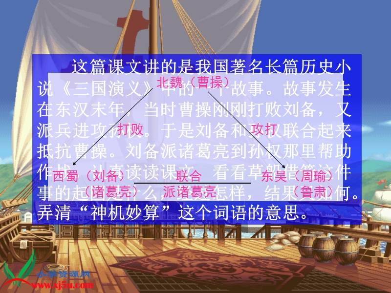 （鲁教版）五年级语文上册课件 草船借箭 1.ppt_第2页