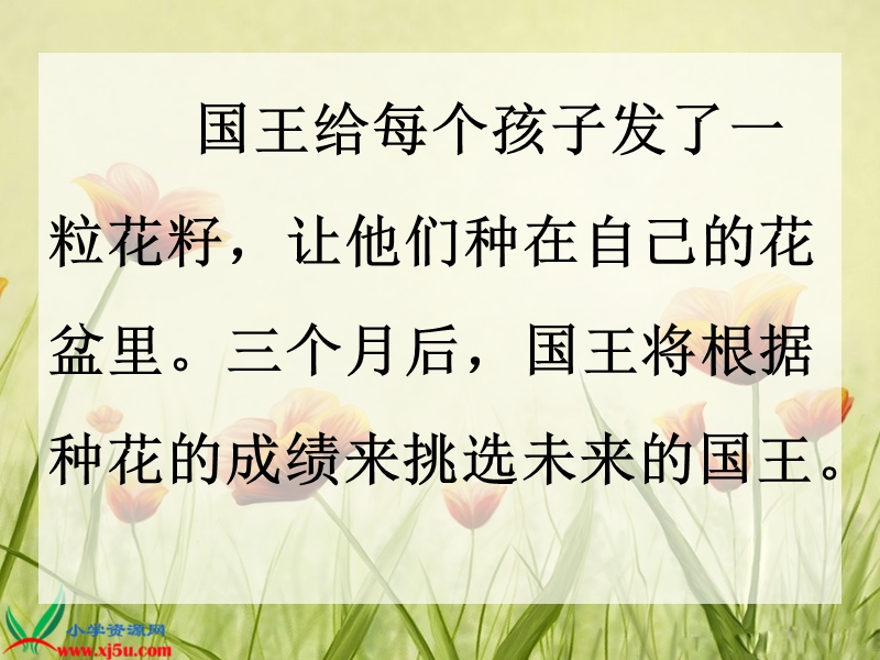 （北师大版）二年级语文下册课件 手捧空花盆的孩子 3.ppt_第3页