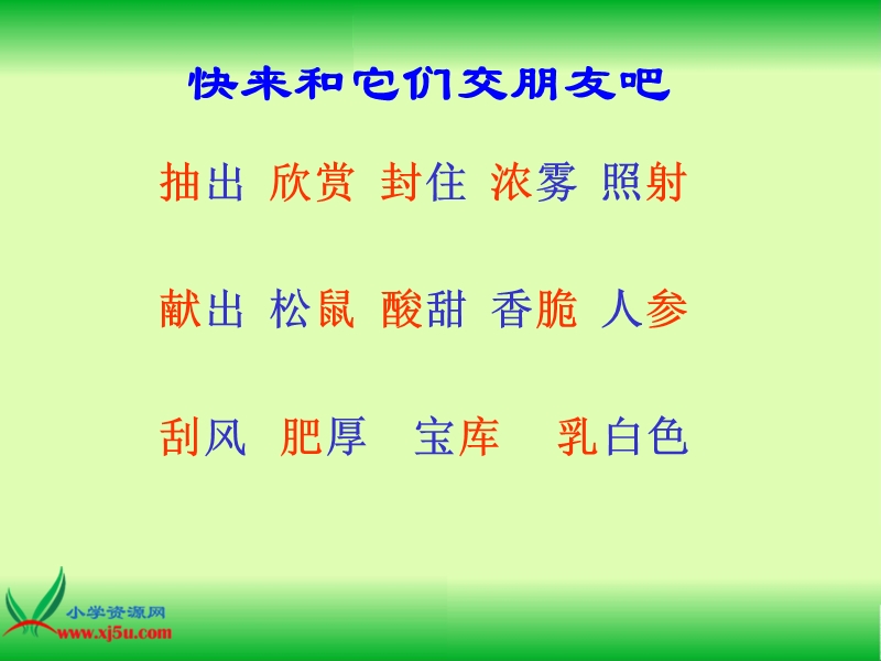 （西师大版）三年级语文下册课件 美丽的小兴安岭2.ppt_第3页