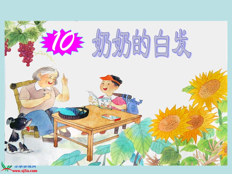 （苏教版）一年级语文下册课件 奶奶的白发 2.ppt_第1页