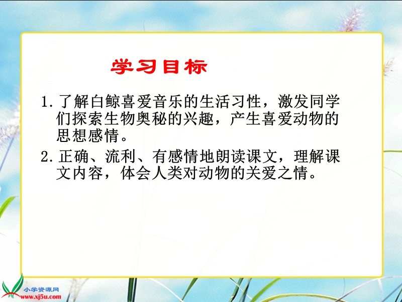 （西师大版）四年级语文下册课件 白鲸1.ppt_第2页