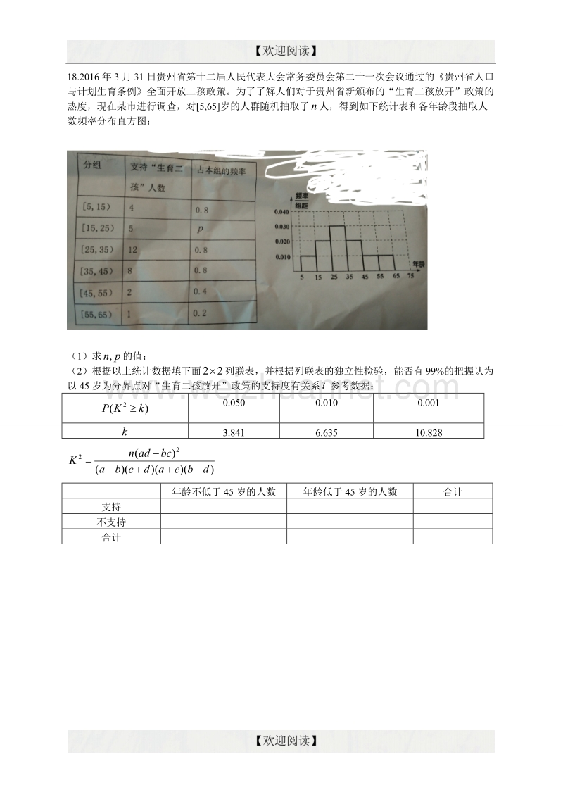 贵州省贵阳市普通高中2017届高三上学期期末监测数学文试题.doc_第3页