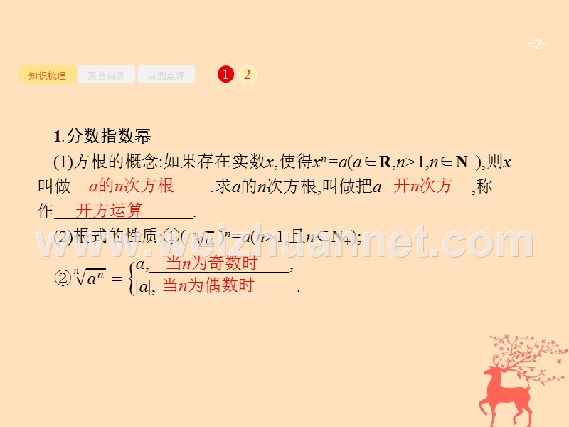 2019届高考数学一轮复习 第二章 函数 2.4 指数与指数函数课件 文 新人教b版.ppt_第2页