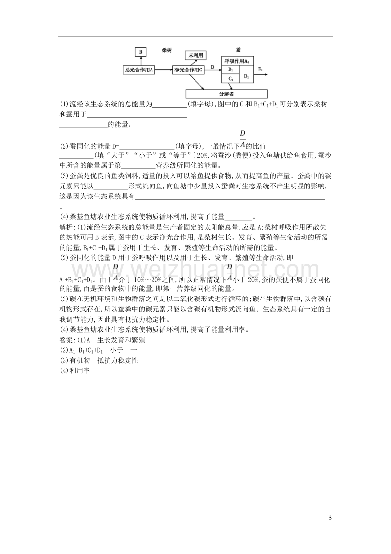 2018届高考生物二轮复习 审题培优（五）图示图解类练习.doc_第3页