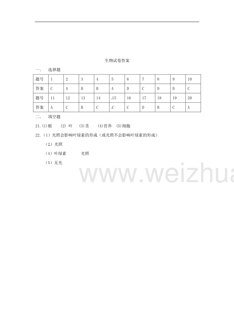 江苏省东台市第五联盟2017_2018学年七年级生物上学期12月月考试题苏科版.doc_第3页