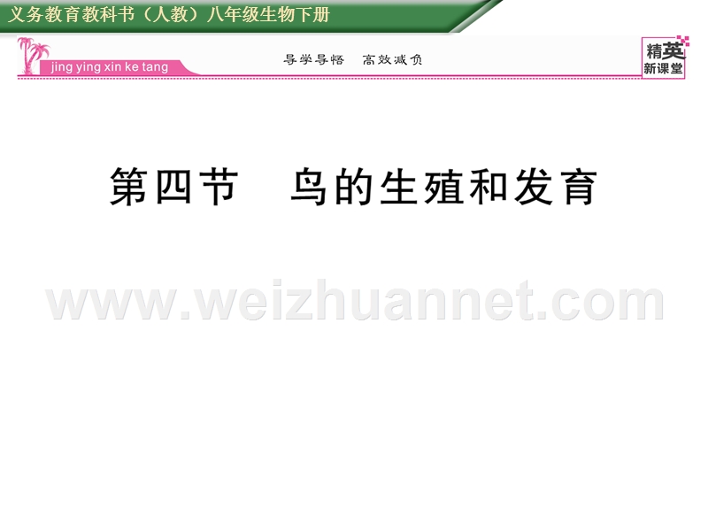 2016年春八年级生物下册课件：第七单元 第一章 生物的生殖和发育第四节第1课时.ppt_第1页