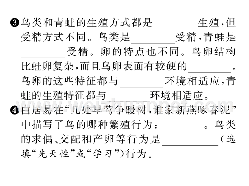 2016年春八年级生物下册课件：第七单元 第一章 生物的生殖和发育第四节第1课时.ppt_第3页