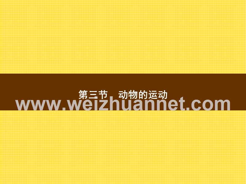 2015-2016学年七年级生物上册课件：2.2.3.1 运动的方式和基础 （新）济南版.ppt_第1页