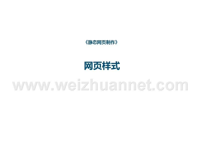 网页样式.ppt_第1页