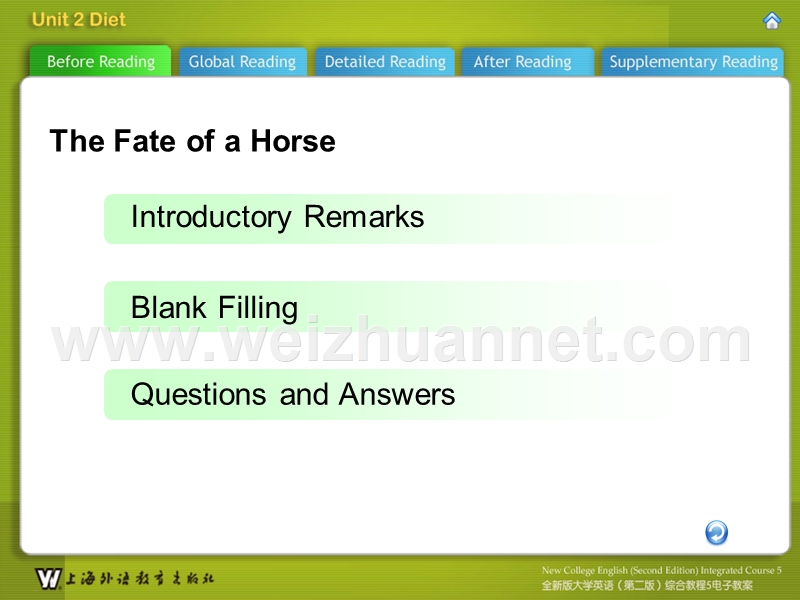 全新版大学英语综合5-教程-unit2-let's-go-veggie!.ppt_第3页