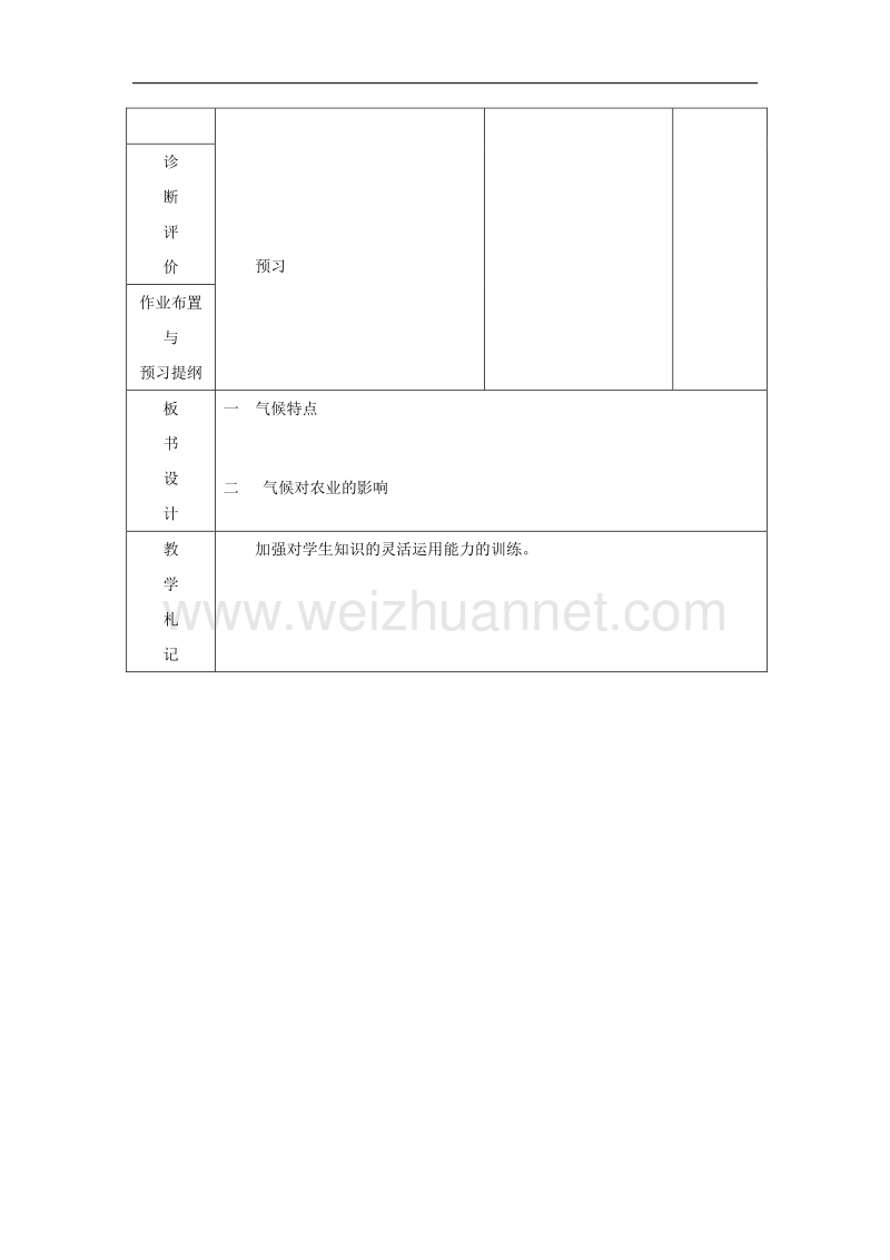 山东省临沂市蒙阴县第四中学七年级地理（人教版）下册教案：6.2亚洲复杂的气候.doc_第3页