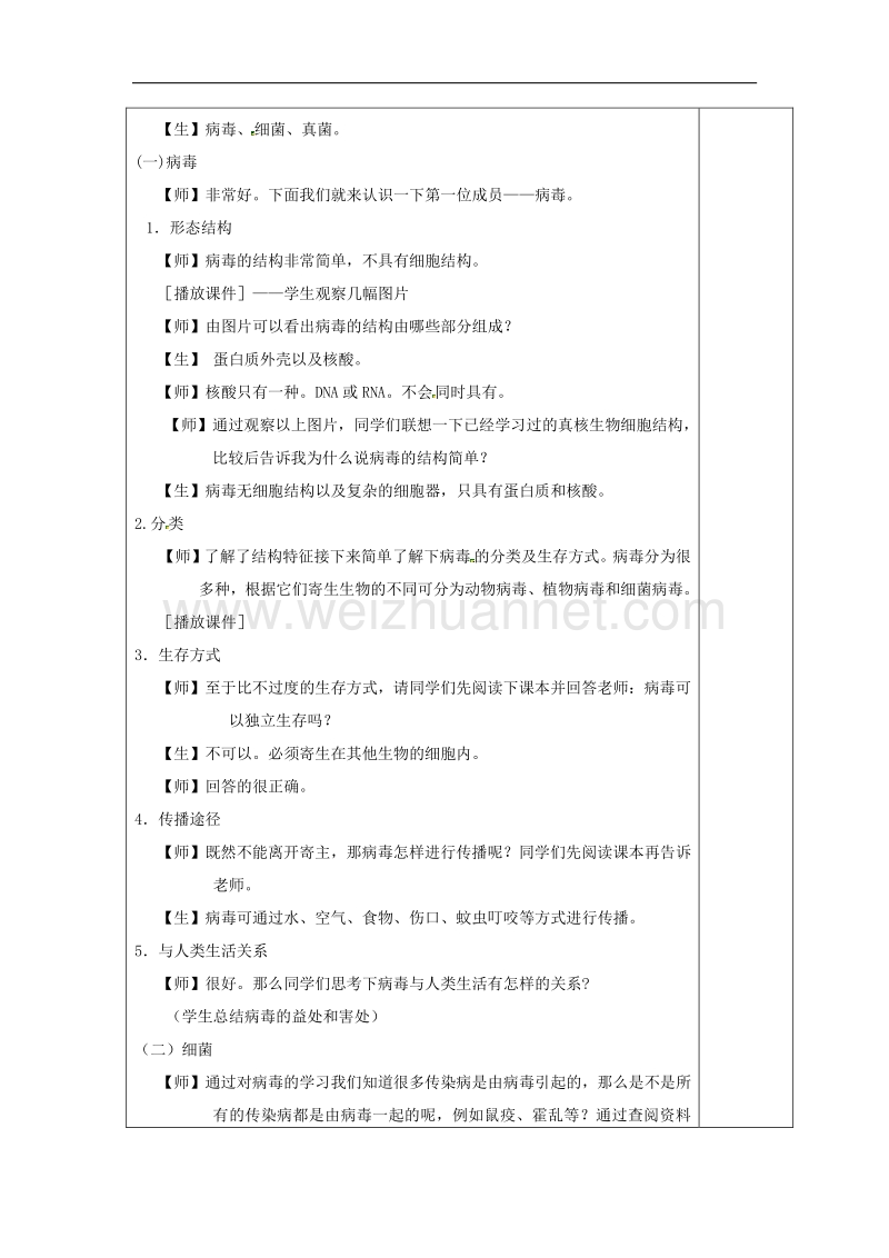 江苏省盐城市亭湖新区实验学校八年级生物上册 第五单元 第14章 第3节 神奇的微生物教案 （新版）苏教版.doc_第2页