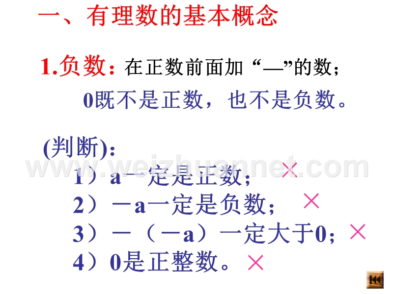 湘教版七年级数学上册第一章有理数复习(两课时).ppt_第3页