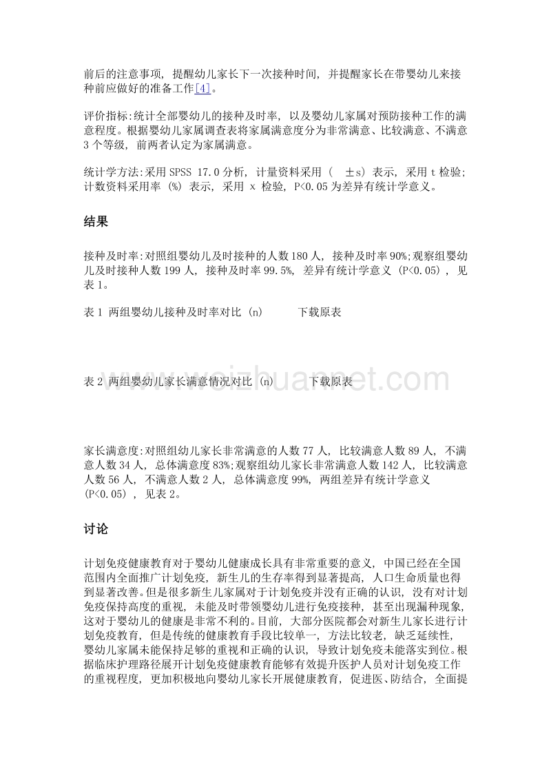 临床护理路径在计划免疫健康教育中的应用分析.doc_第3页