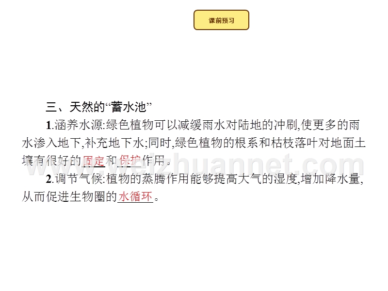 2015-2016学年七年级生物上册课件：2.1.5 绿色植物在生物圈中的作用 （新）济南版.ppt_第3页