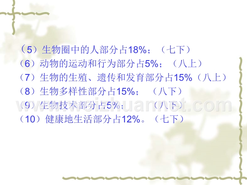 2016年广东清远市八年级生物会考备考策略（共32张ppt）.ppt_第3页