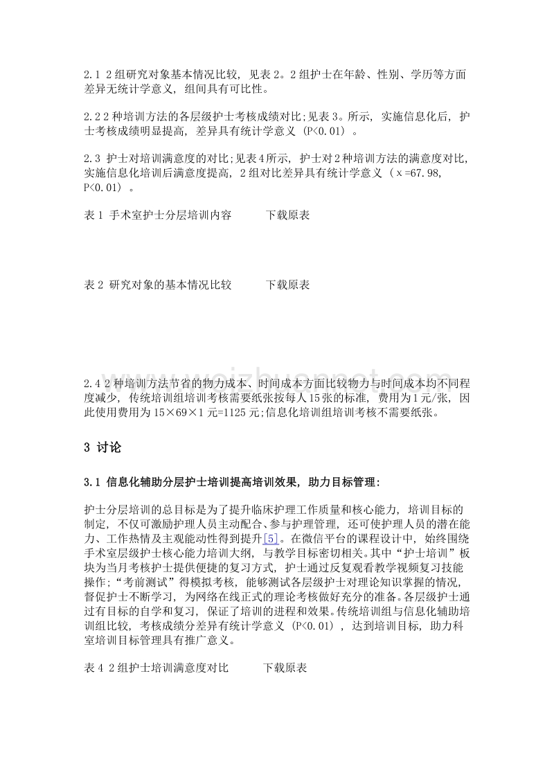 信息化辅助手术室护士分层培训目标管理方法探讨.doc_第3页