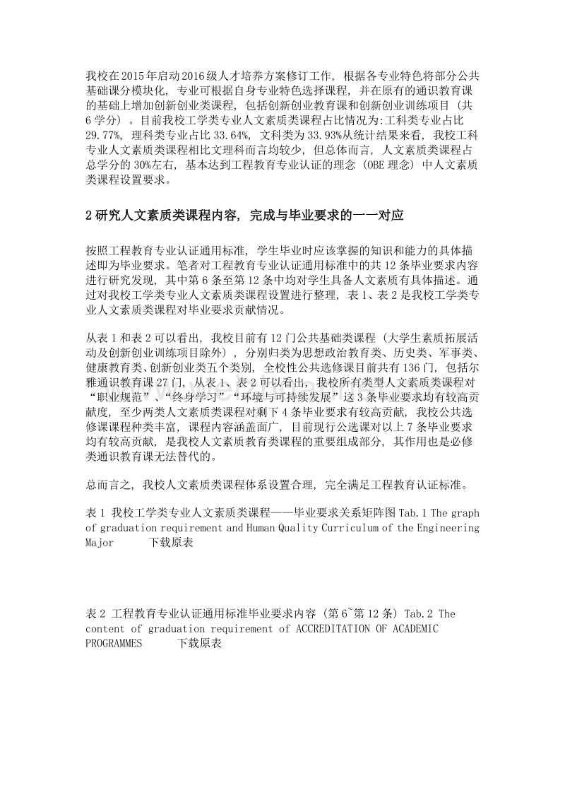 obe工程教育模式下的工学类专业人文素质类课程研究——以广东石油化工学院为例.doc_第3页