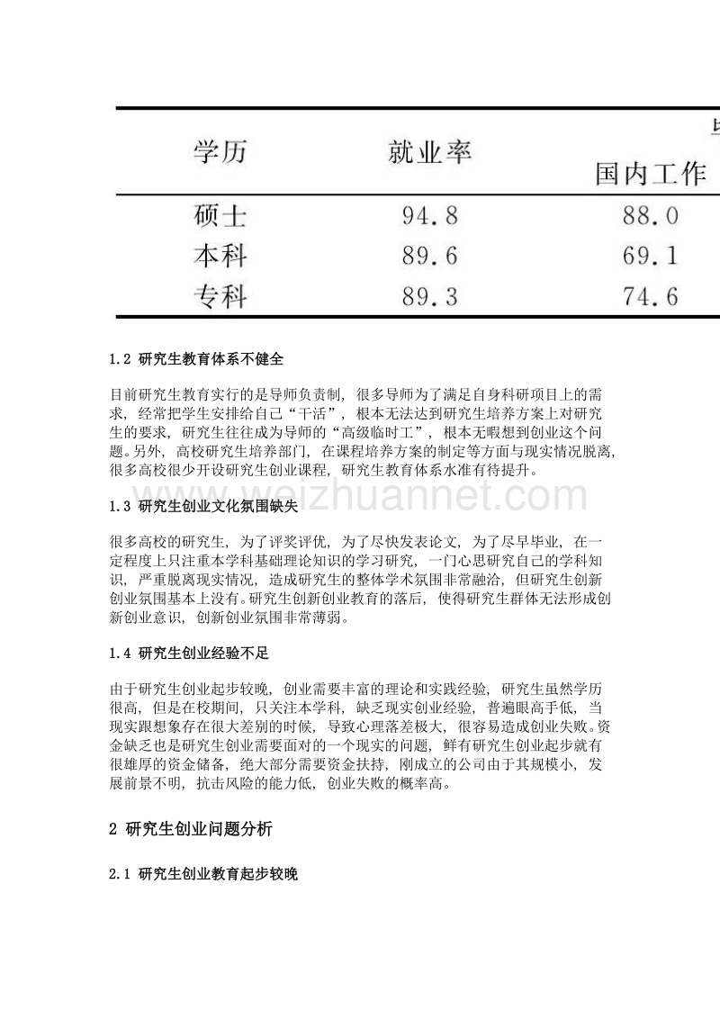 普通高校研究生创业问题分析.doc_第3页