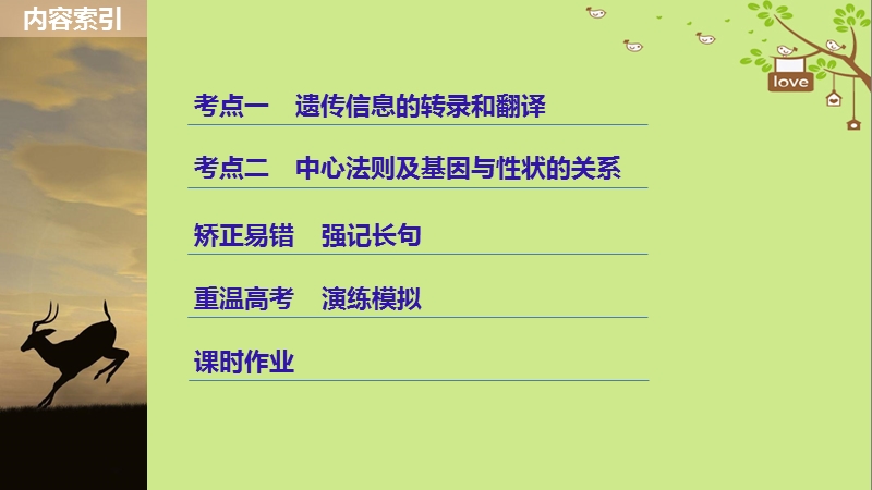 2018-2019学年高考生物大一轮复习 第六单元 遗传的分子基础 第19讲 基因的表达课件.ppt_第3页