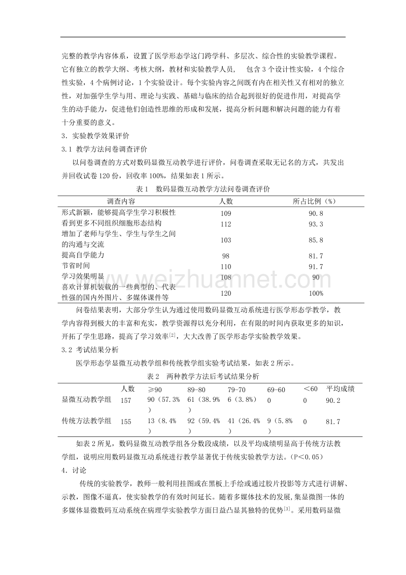 数码显微互动系统在医学形态学实验教学中的应用与效果评价.doc_第2页