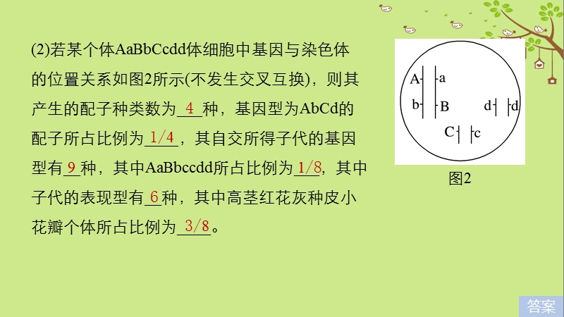 2018-2019学年高考生物大一轮复习 热点题型七 全方位突破基因自由组合定律相关题型课件.ppt_第3页