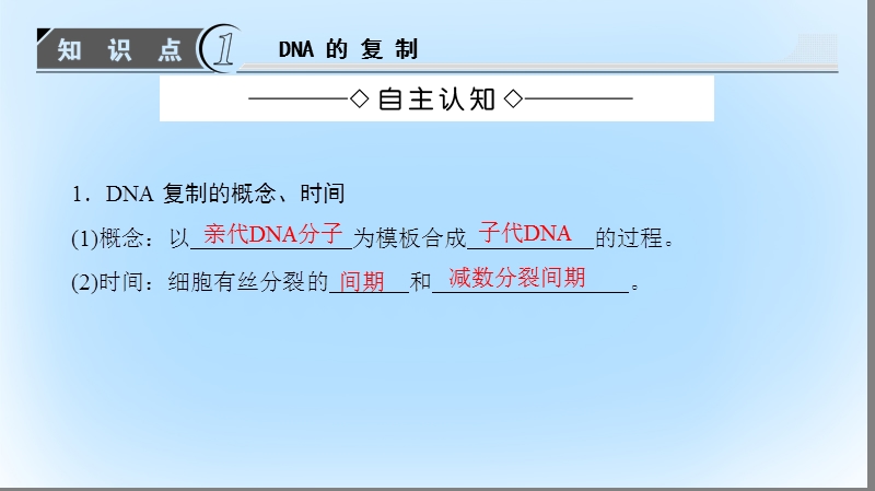 2017年高中生物 第3单元 遗传与变异的分子基础 第1章 遗传的物质基础 第3节 dna的复制课件 中图版必修2.ppt_第3页