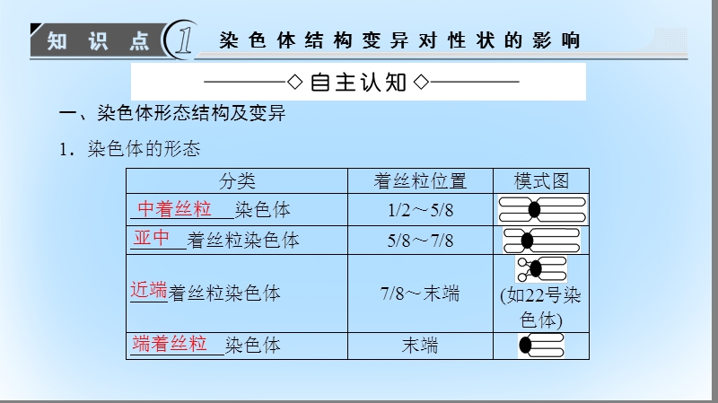 2017年高中生物 第1单元 遗传与变异的细胞学基础 第2章 染色体变异对性状的影响 第2节 染色体结构变异对性状的影响课件 中图版必修2.ppt_第3页