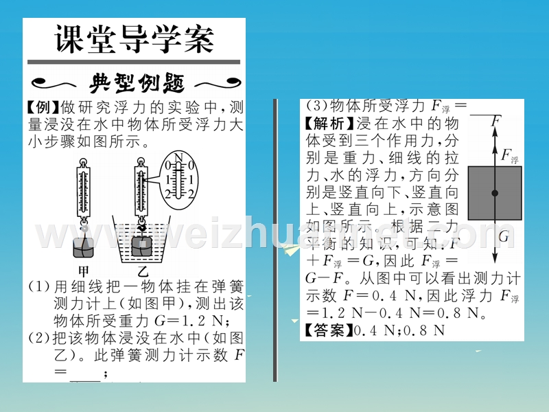 2017年八年级物理全册9.1认识浮力课件（新版）沪科版.ppt_第2页