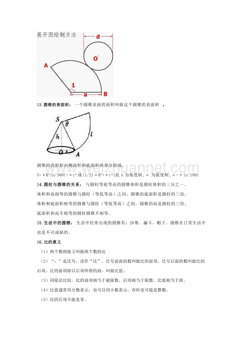 六年级下数学综合试卷【数学】小学六年级下册数学知识点归纳人教新课标.doc_第3页