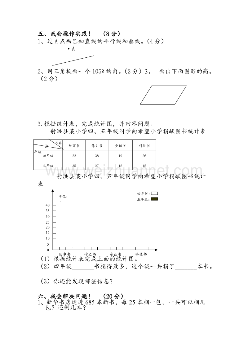 四年级上数学期末素质测试题-轻松夺冠太和一小苏教版（，无答案）.doc_第3页