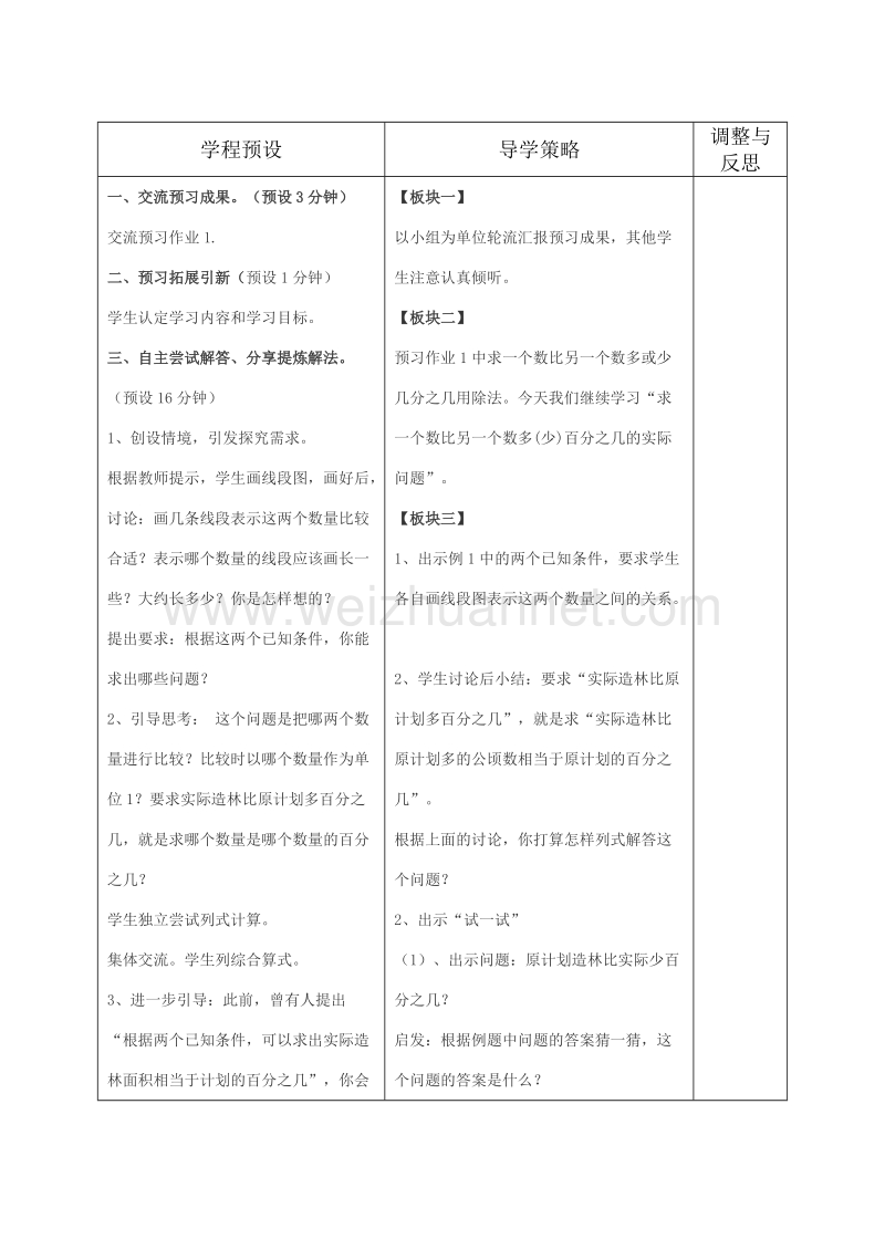 （北京课改版）六年级上册数学第四单元3、 “求一个数比另一个数多（或少）百分之几”的实际问题 (4).doc_第2页