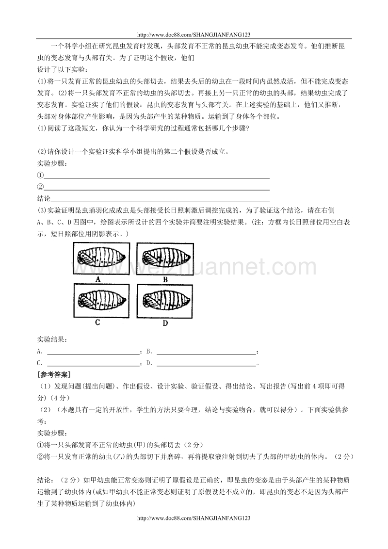 高考生物综合题一.doc_第3页