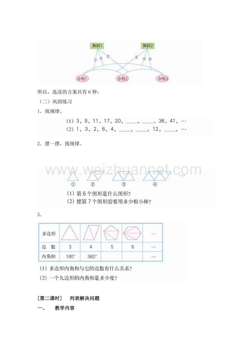 （人教新课标）春六年级数学下册教案 数学思考.doc_第3页