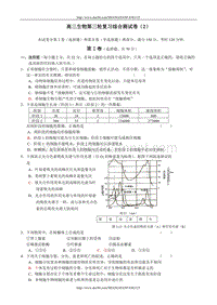 高三生物第三轮复习综合测试卷（2）.doc