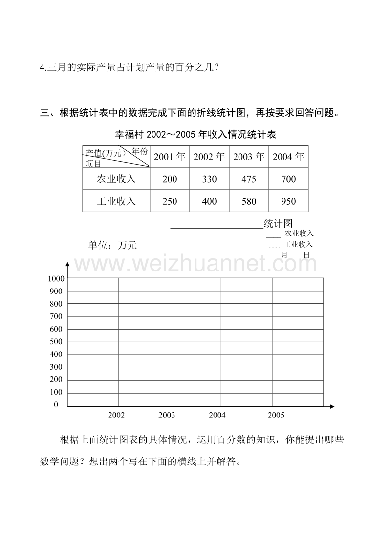 六年级下数学单元测试苏教版数学六年级下册第三单元试卷苏教版.doc_第3页