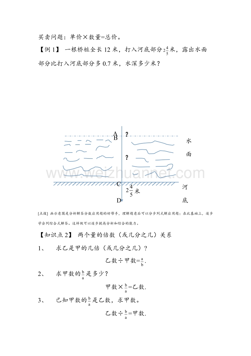 （沪教版） 2015秋六年级数学上册  《分数运算的应用》教案.doc_第2页