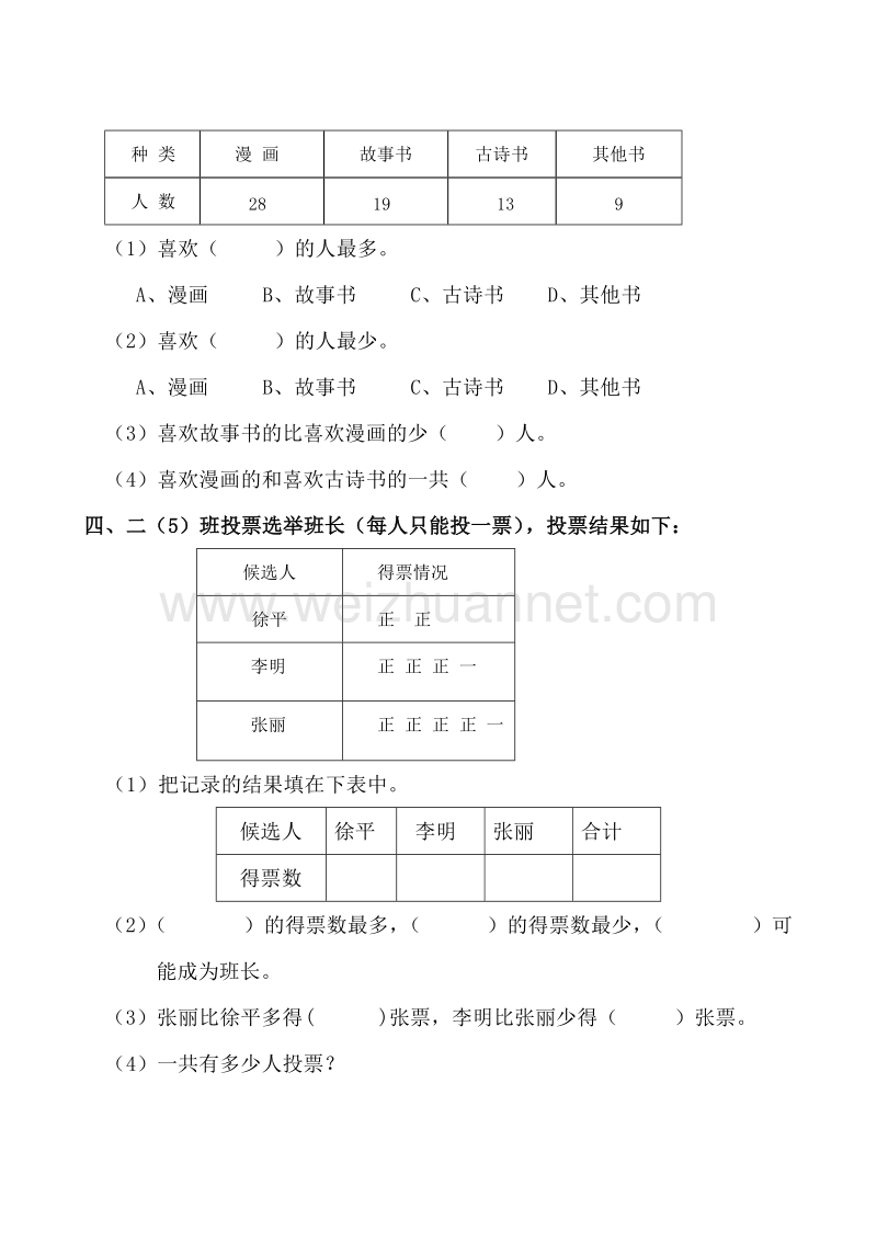 二年级下数学单元测试最新人教版小学二年级数学下册第1单元试题人教新课标.doc_第2页