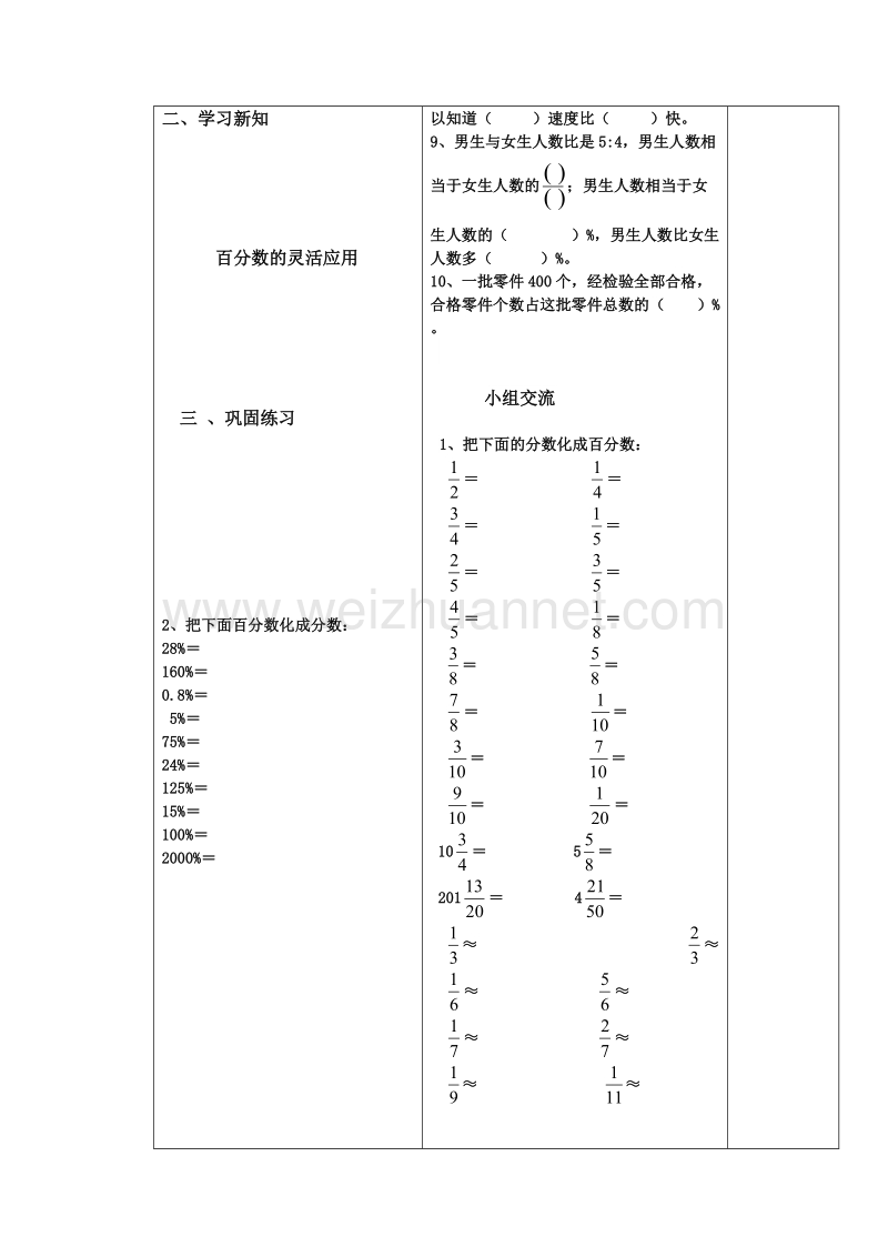 （北京课改版）五年级下册数学第四单元6 分数和小数和互化(二).doc_第2页