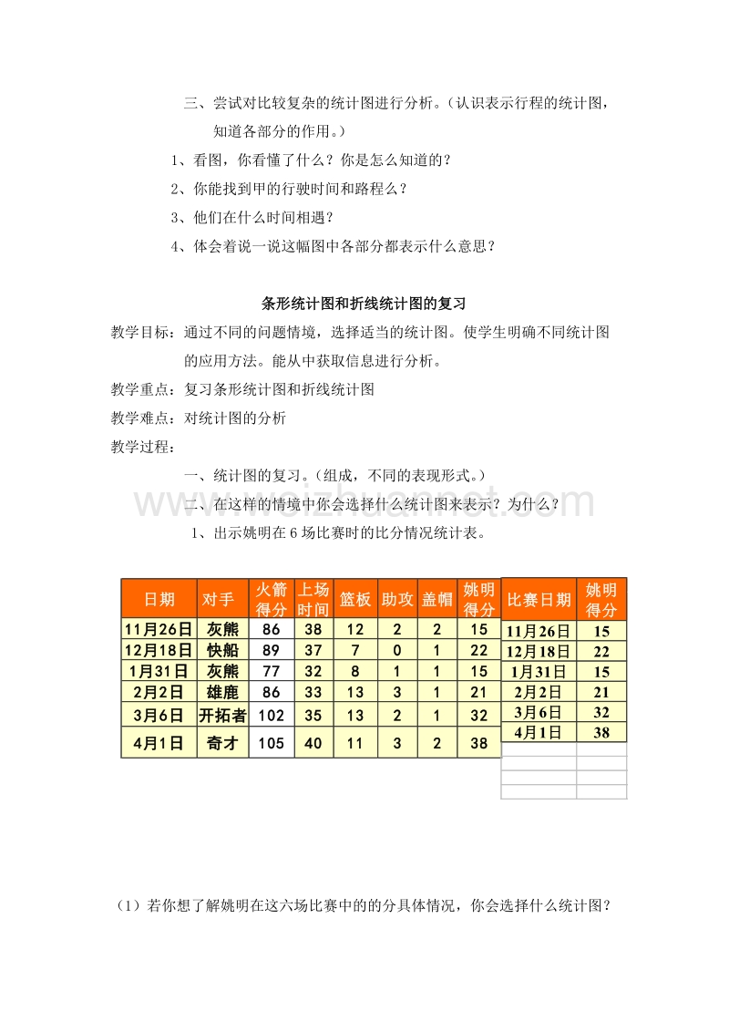 2016年（北京版）五年级下册数学 第3单元 统计初步知识 第5课时 教案.doc_第2页