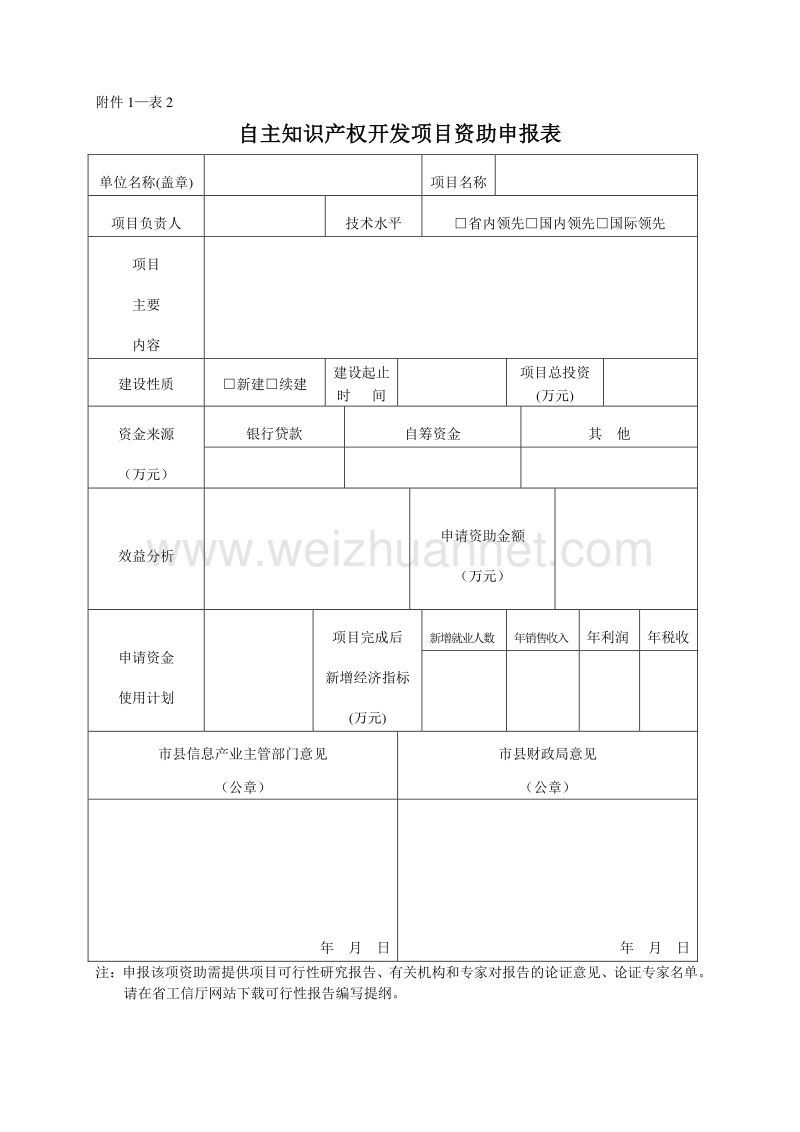 2011年海南省电子信息产业发展专项资金项目申请表.doc_第2页