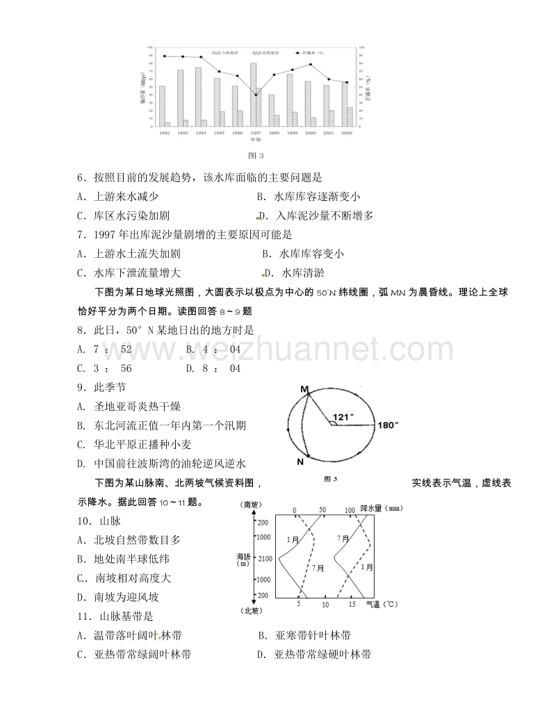 陕西师范大学附属中学2016届高三第二次模拟考试文科综合试题.doc_第2页