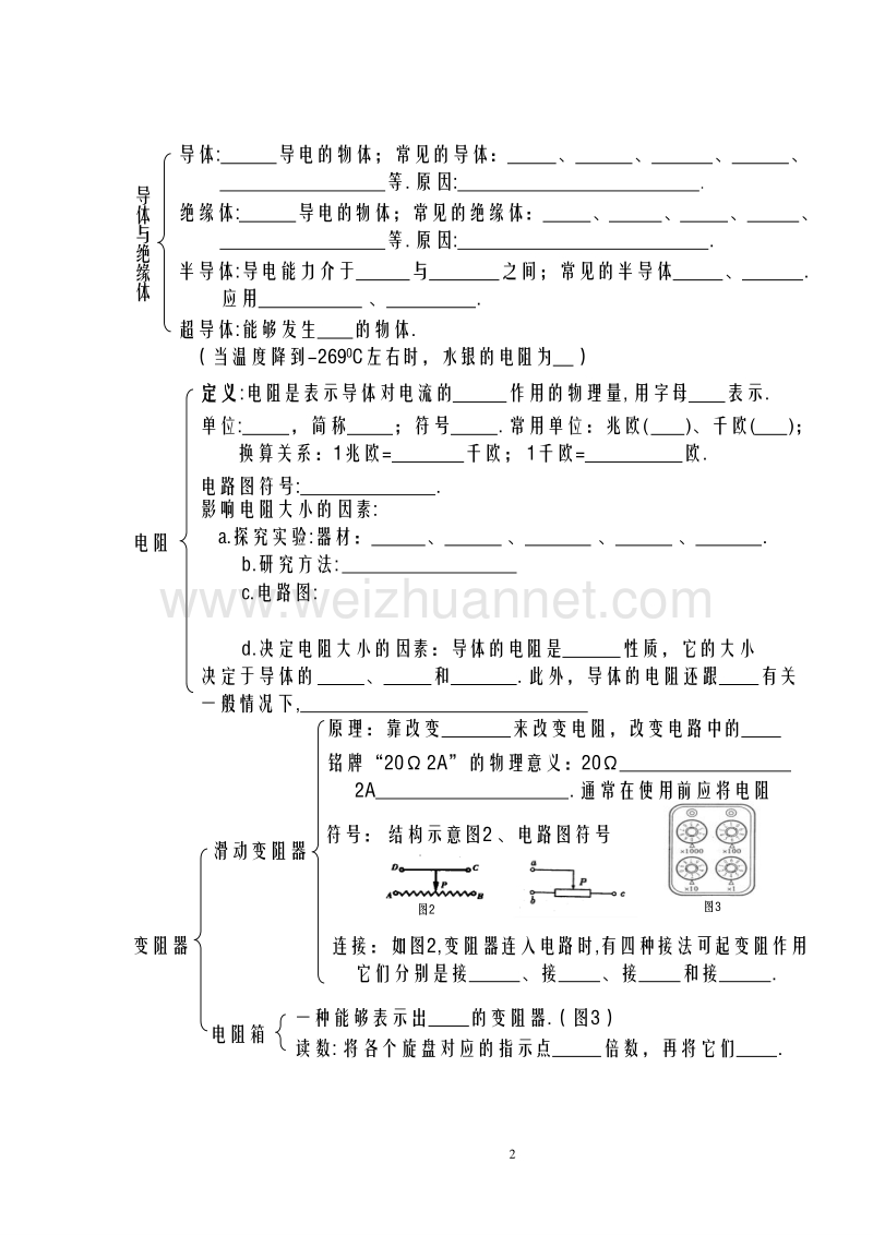 中考物理复习--电流、电压和电阻.doc_第2页