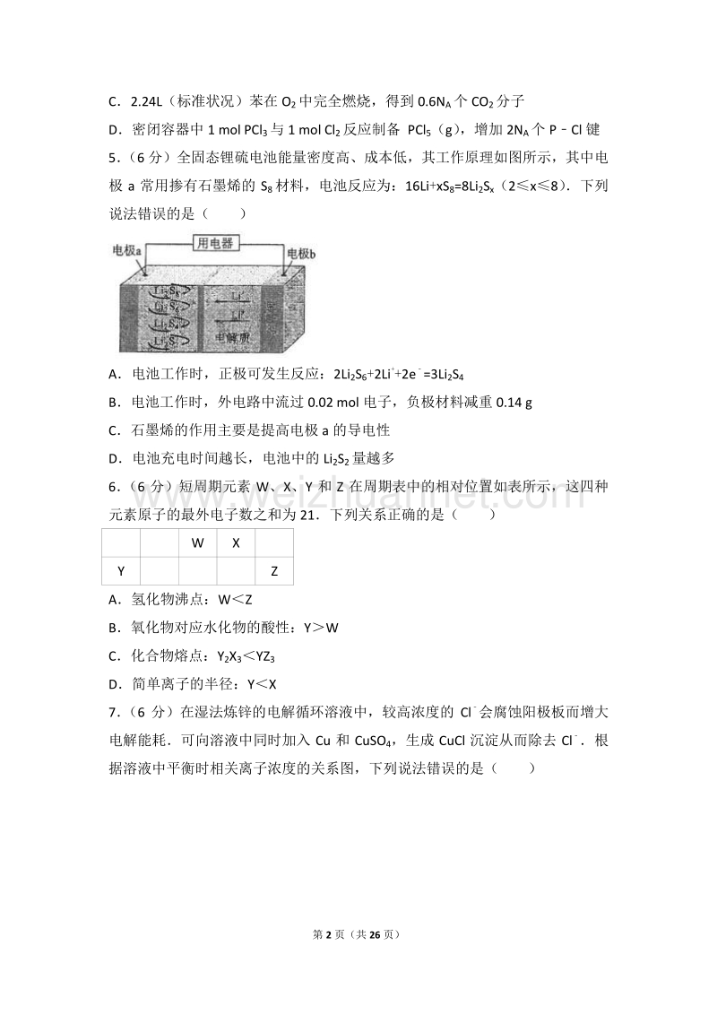 2017年全国统一高考化学试卷(新课ⅲ)及解析.doc_第2页